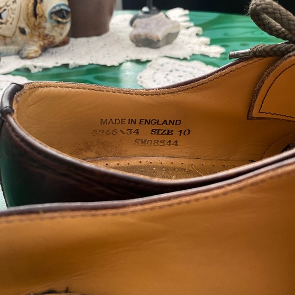 Vintage Dr Martens Made in England 8266 Cap Toe Mens Shoe Brown - Picture 5 of 6